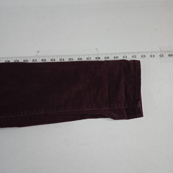 Levi's 724 high rise straight jeans corduroy 26 red womens 6250 - Picture 4 of 11